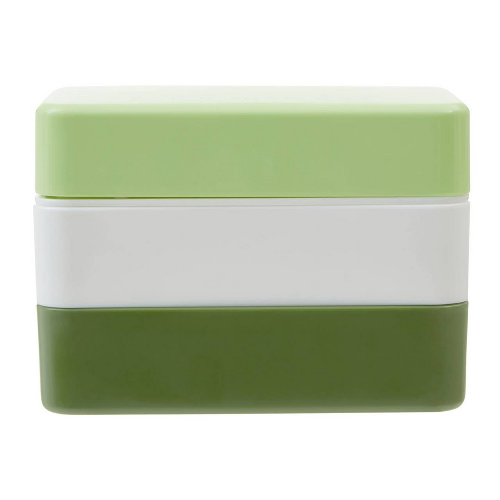 Cook Nook Grub Tub Three Compartment Green Lunch Box With Cutlery