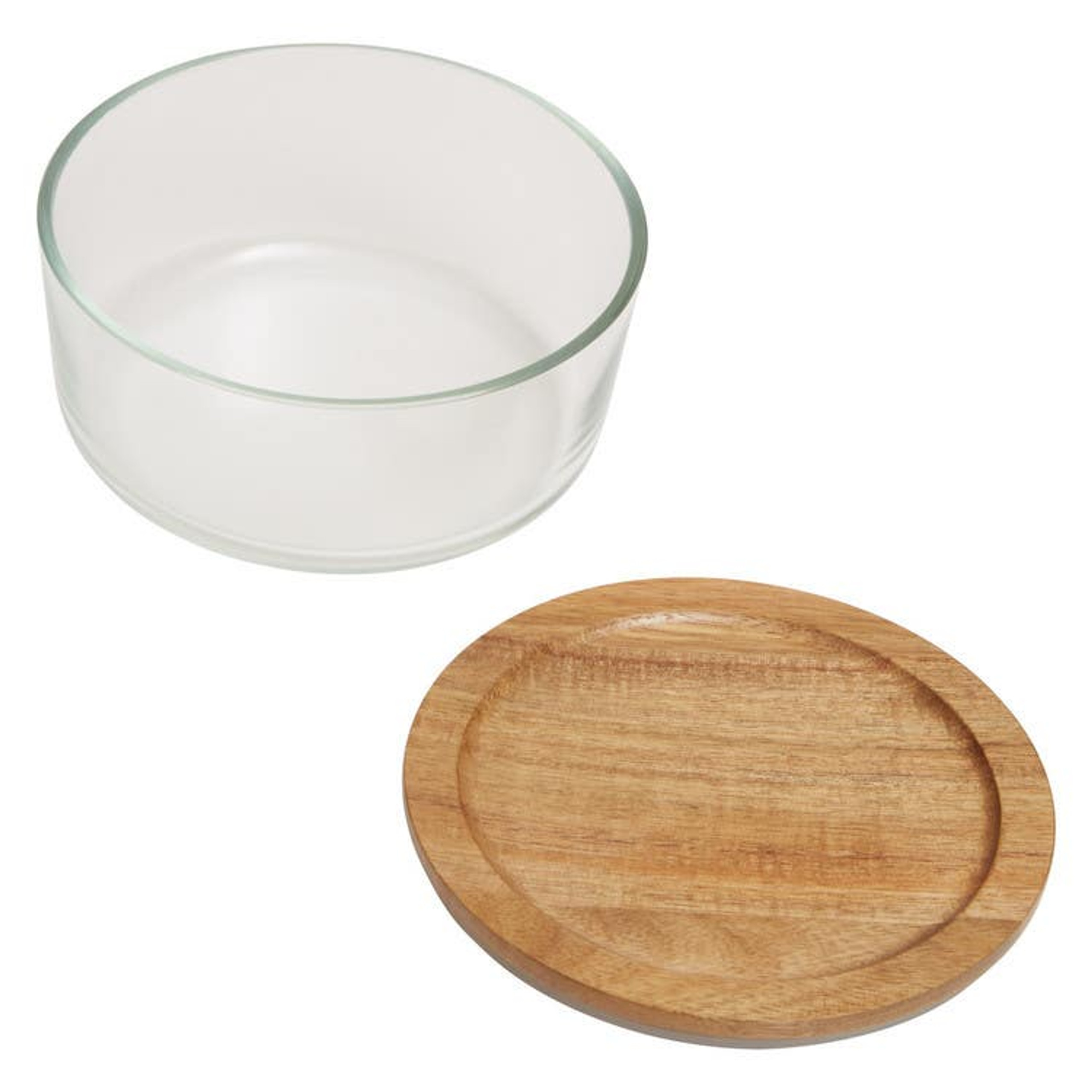 Cook Nook Freska 850ml Glass Container With Acacia Lid