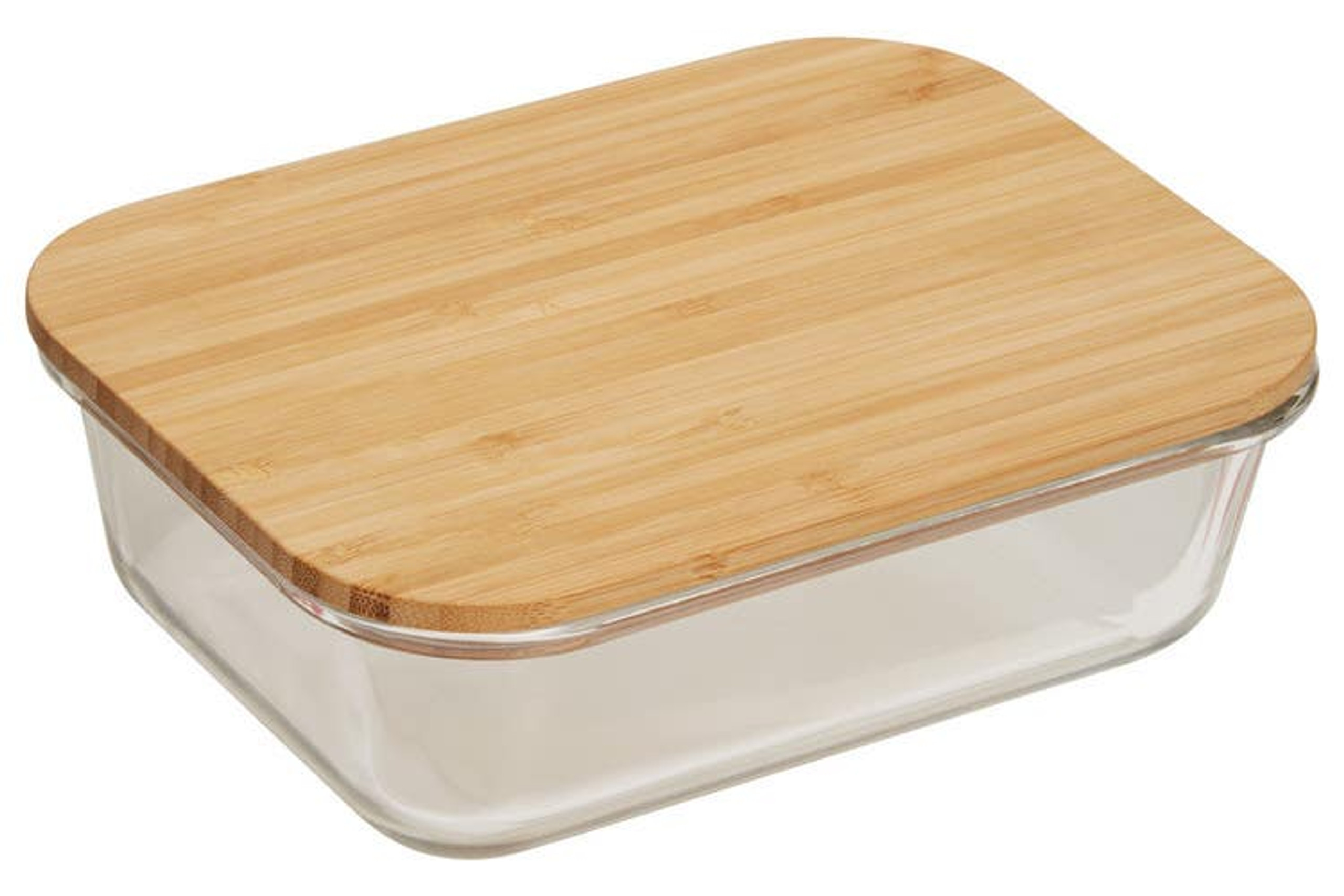 Cook Nook Freska 1040ml Glass Container With Bamboo Lid