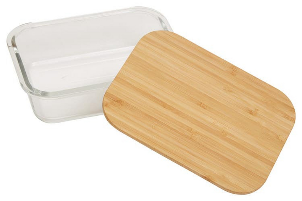 Cook Nook Freska 1040ml Glass Container With Bamboo Lid
