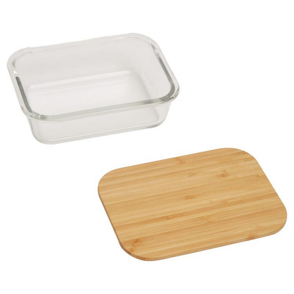 Cook Nook Freska 1040ml Glass Container With Bamboo Lid