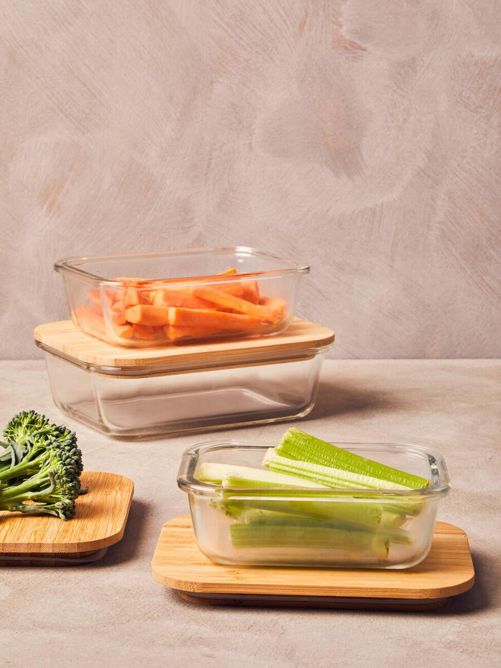 Cook Nook Freska 1040ml Glass Container With Bamboo Lid