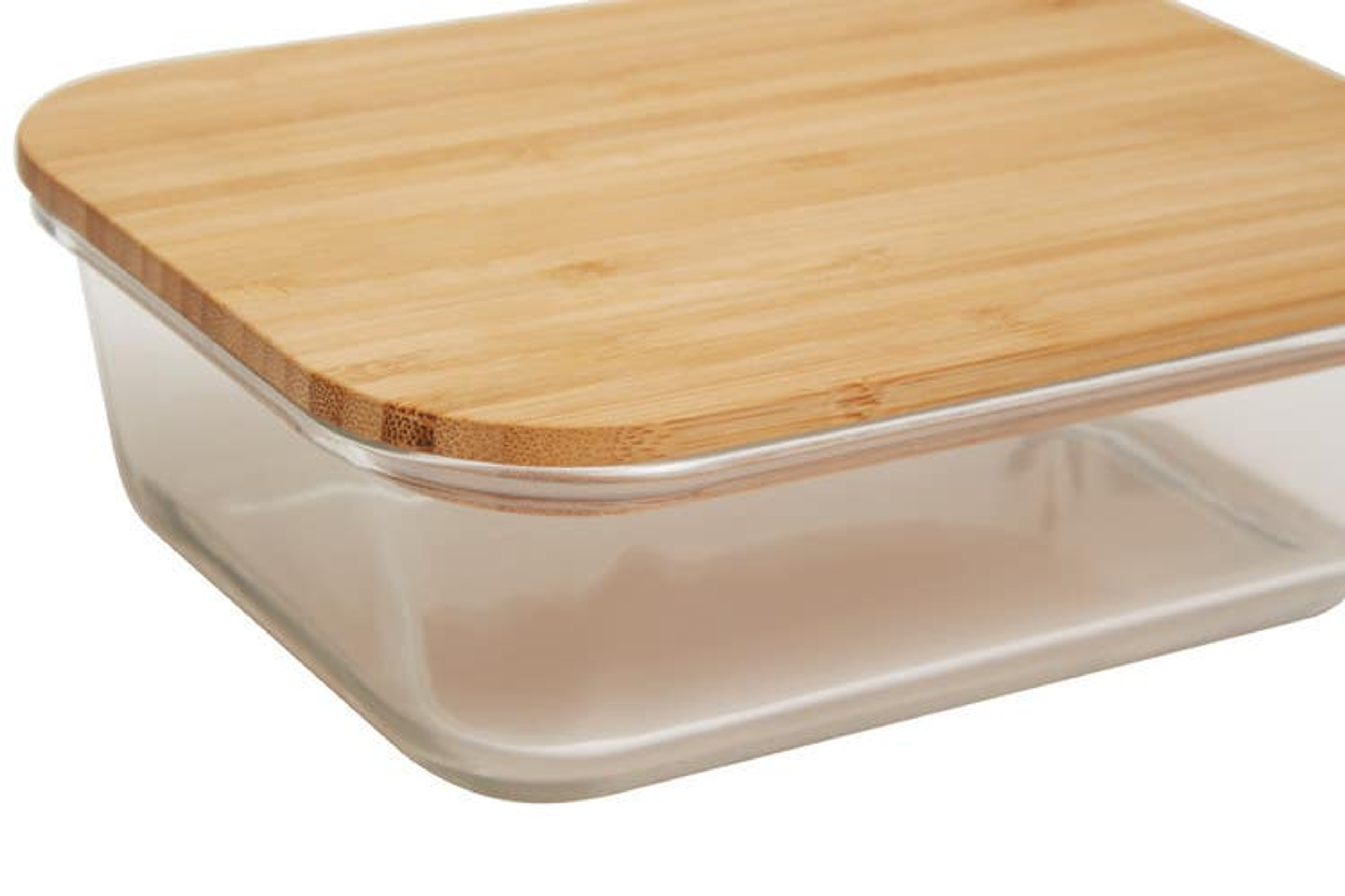 Cook Nook Freska 1040ml Glass Container With Bamboo Lid