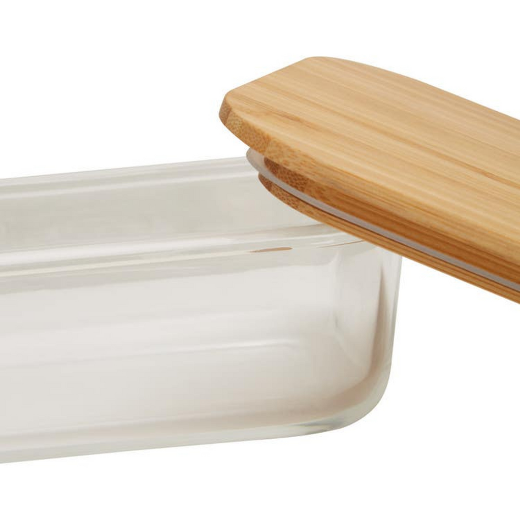 Cook Nook Freska 1040ml Glass Container With Bamboo Lid