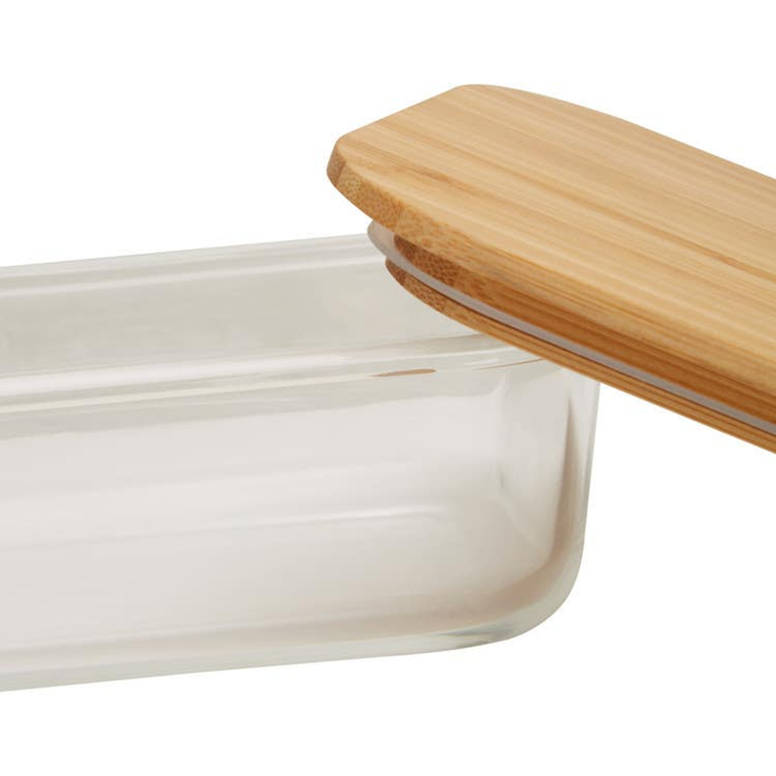 Cook Nook Freska 1040ml Glass Container With Bamboo Lid
