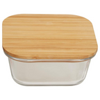 Cook Nook Freska 800ml Glass Container With Bamboo Lid