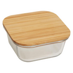 Cook Nook Freska 800ml Glass Container With Bamboo Lid