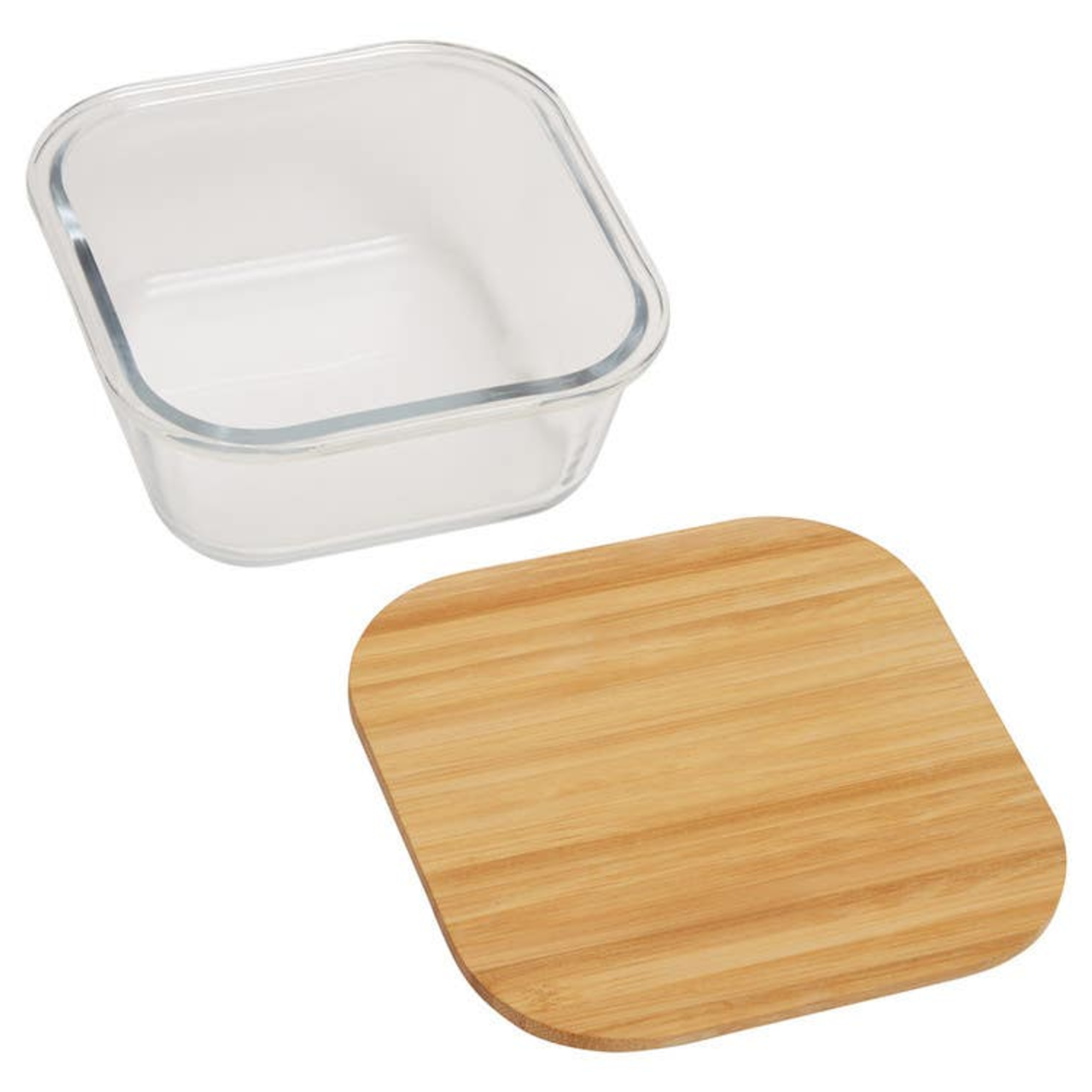 Cook Nook Freska 800ml Glass Container With Bamboo Lid