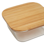 Cook Nook Freska 800ml Glass Container With Bamboo Lid