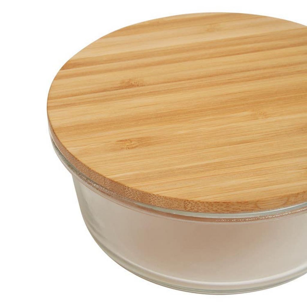 Cook Nook Freska 620ml Glass Container With Bamboo Lid