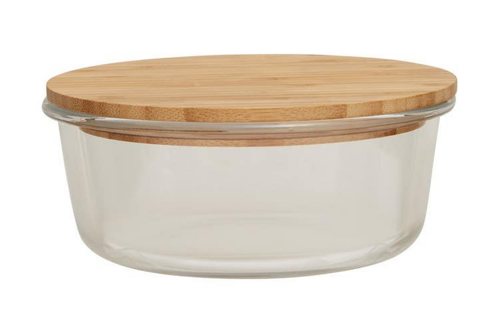 Cook Nook Freska 620ml Glass Container With Bamboo Lid
