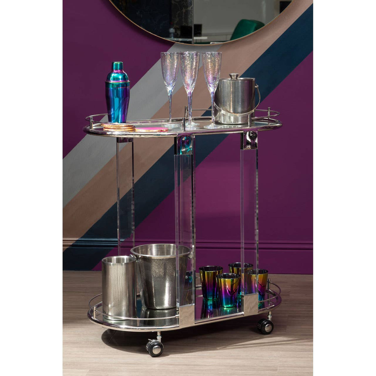 Auden Cocktail Shaker in Oil Slick Finish