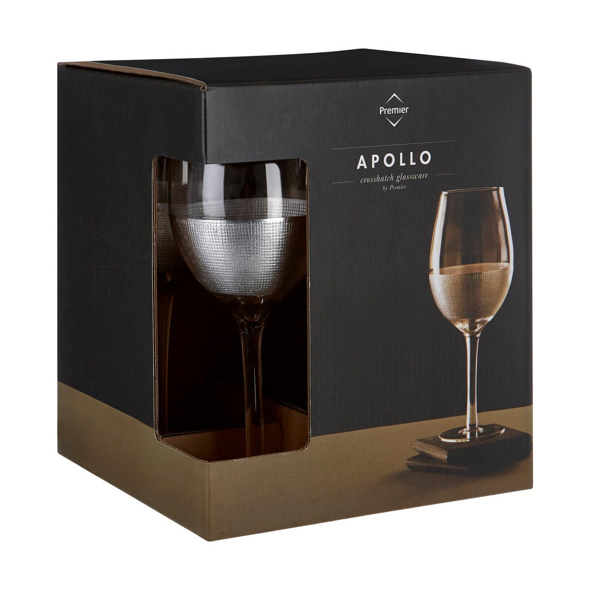 Set Of Four Apollo Large Wine Glasses