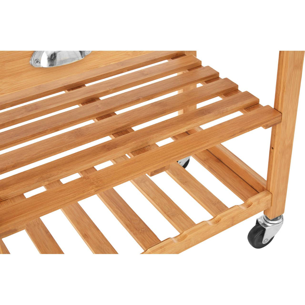 Harlow Bamboo Kitchen Trolley