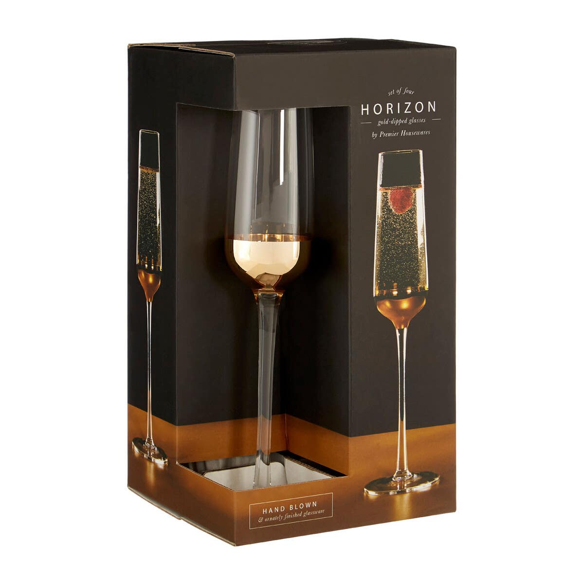 Horizon Set Of Four Champagne Glasses