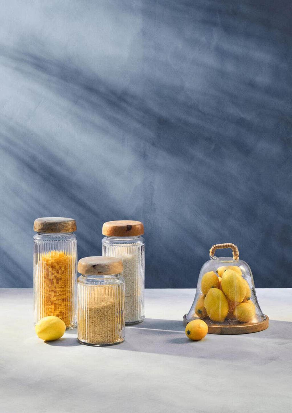 Cook Nook Garner Glass Cheese Dome with Mango Wood Base