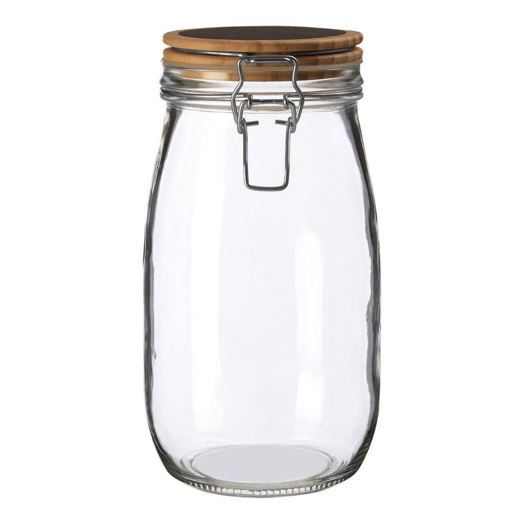 Cook Nook Appert Glass Storage Jar with Wooden Lid 1500 ml
