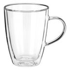 Cook Nook Amari Double Wall Glass Mug 330ml