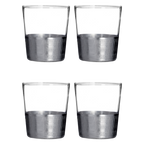 Cook Nook Set Of Four Apollo Clear Glass Tumblers
