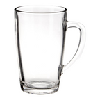 Cook Nook Euri Clear Tall Glass Mugs Set Of 4