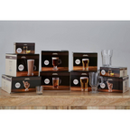 Cook Nook Euri Clear Tall Glass Mugs Set Of 4