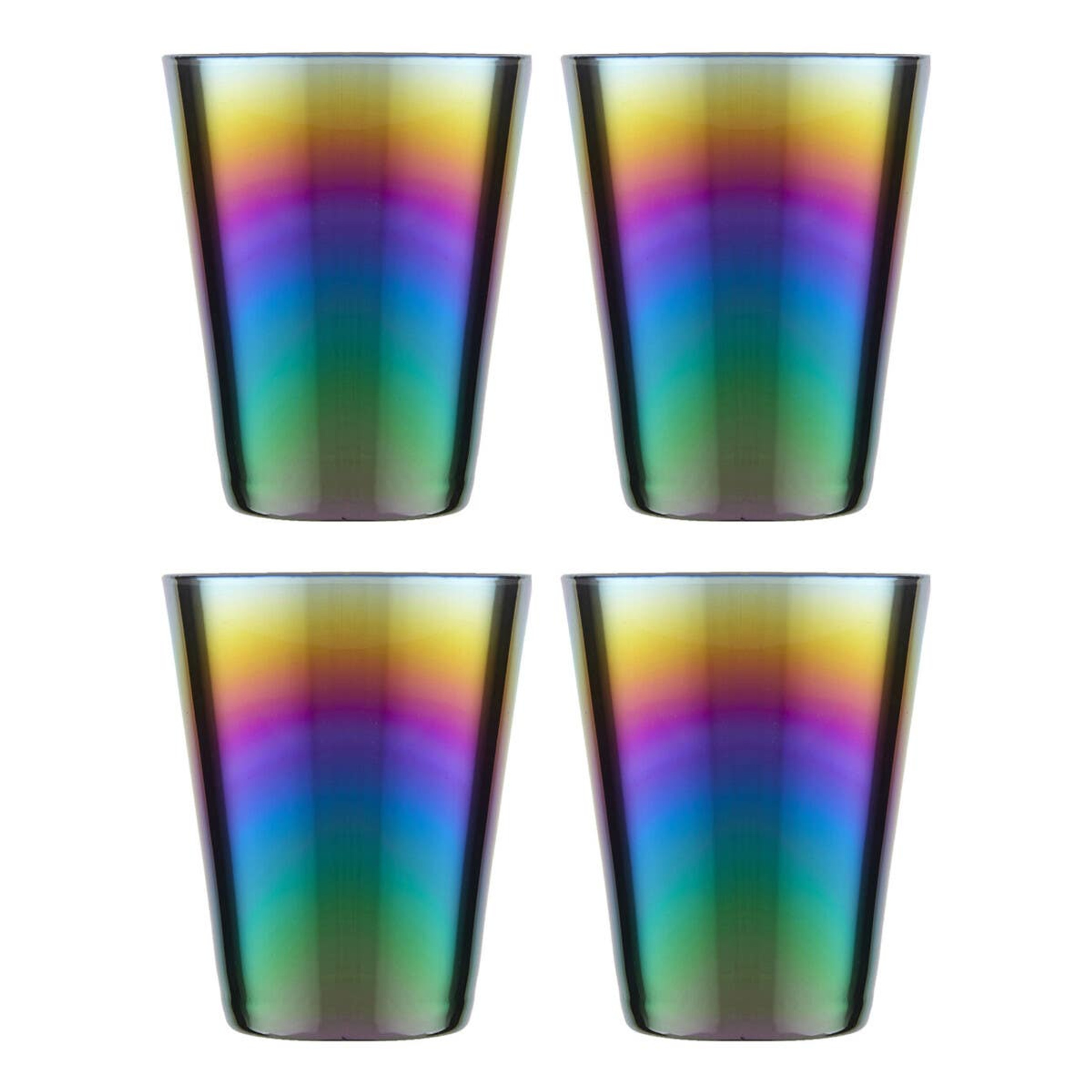 Cook Nook Aurora Glass Tumblers Set of 4