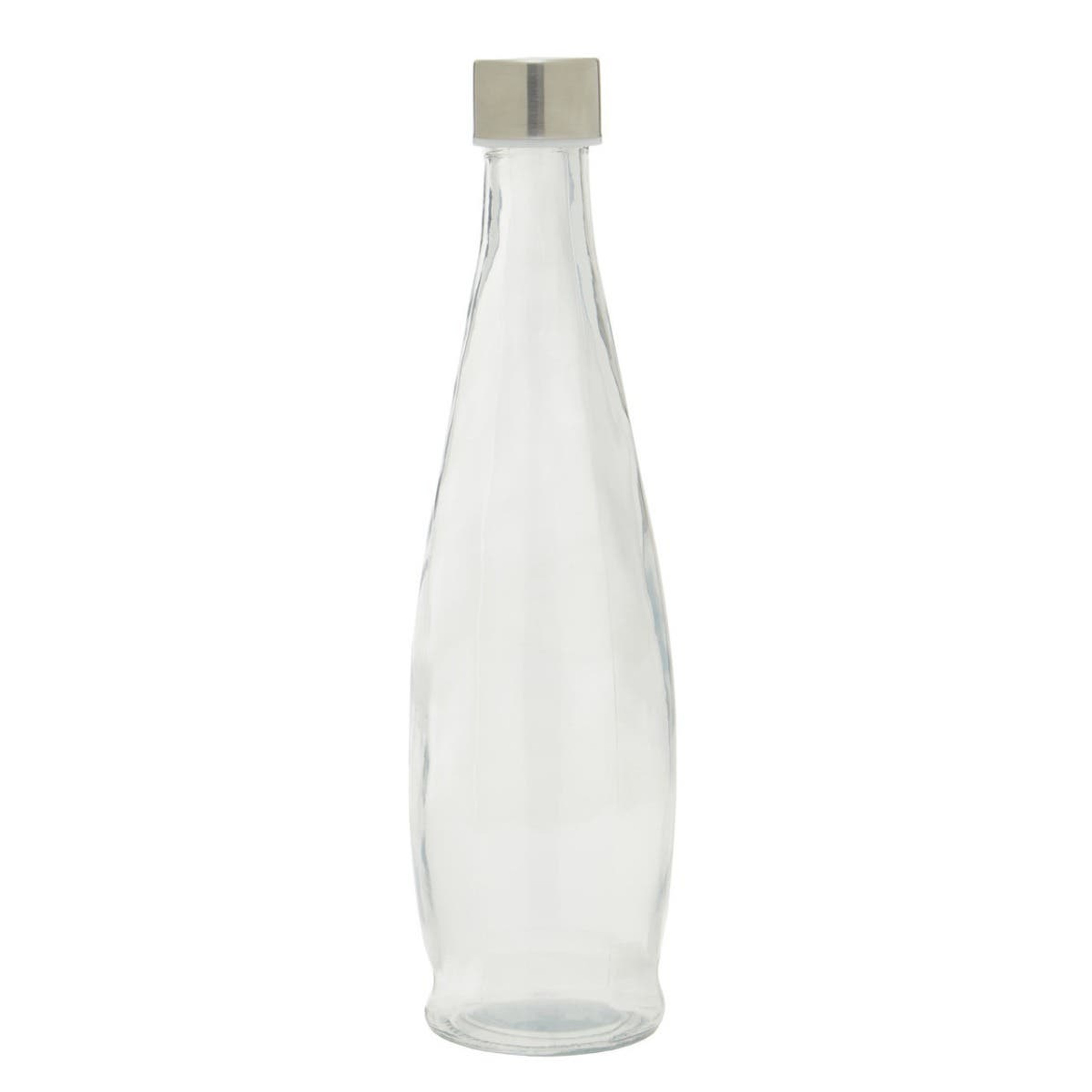 Cook Nook Dayla Clear Glass 550ml Bottle With Metal Lid