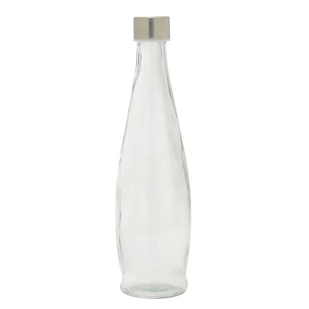 Cook Nook Dayla Clear Glass 1000ml Bottle With Metal Lid