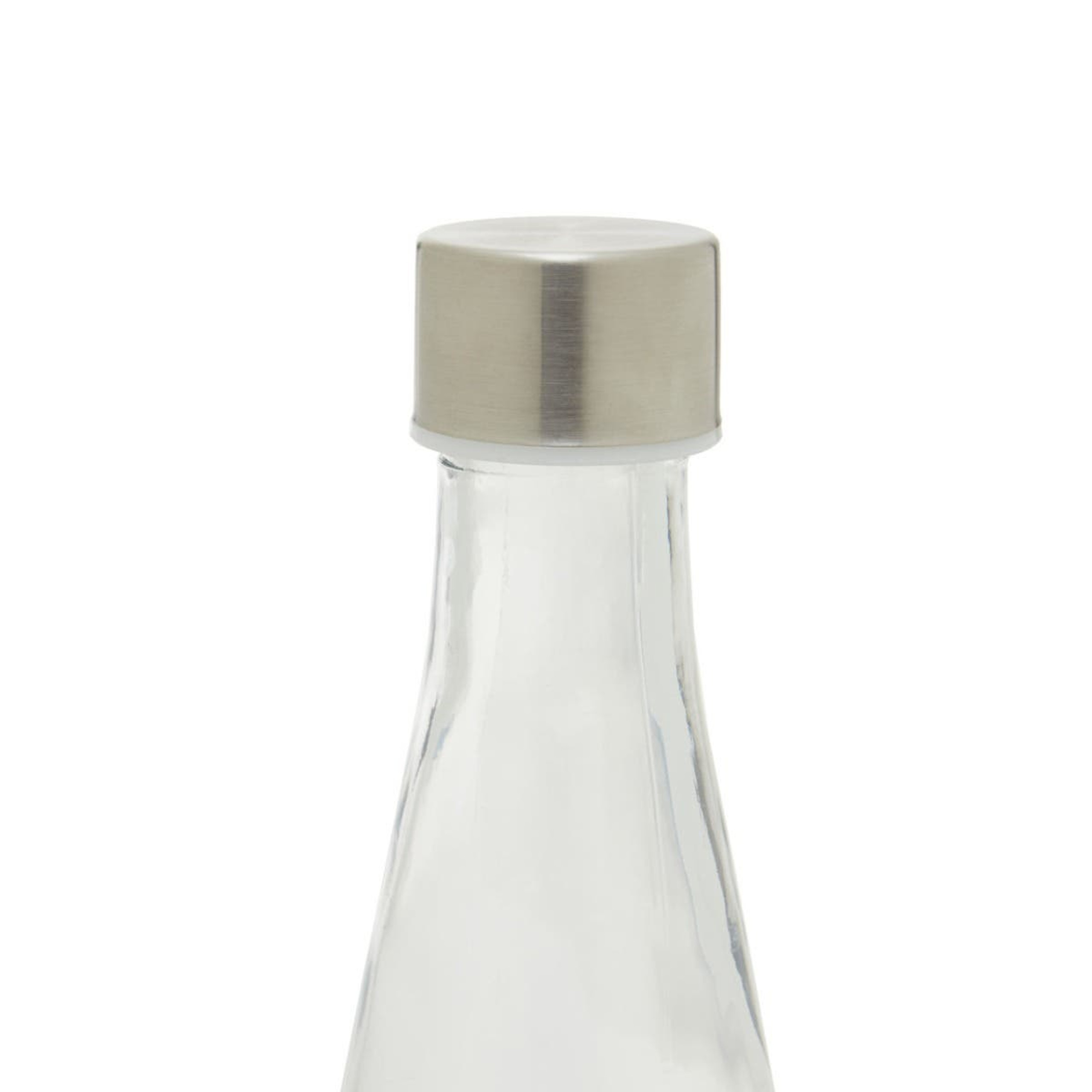 Cook Nook Dayla Clear Glass 550ml Bottle With Metal Lid