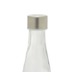 Cook Nook Dayla Clear Glass 550ml Bottle With Metal Lid