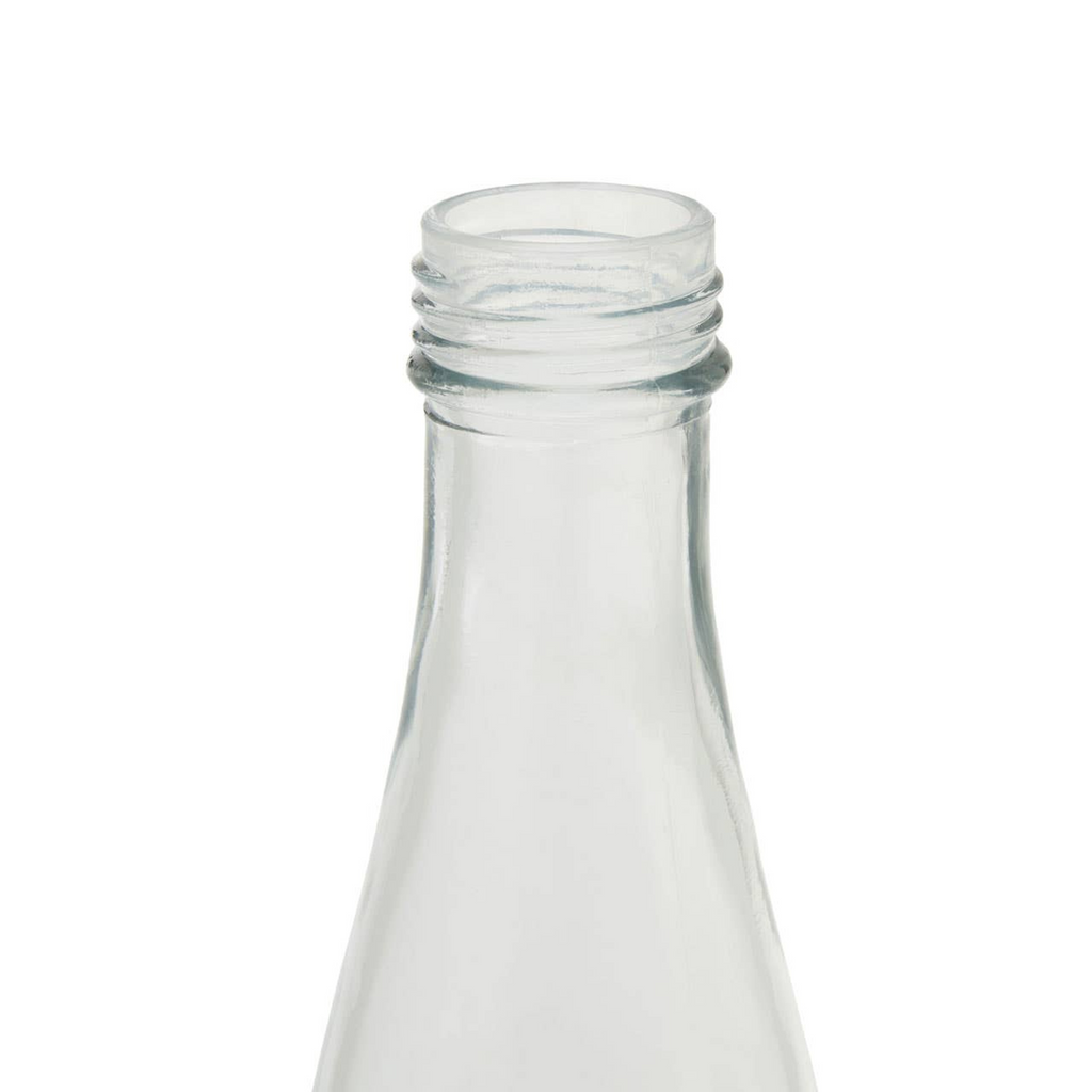Cook Nook Dayla Clear Glass 550ml Bottle With Metal Lid