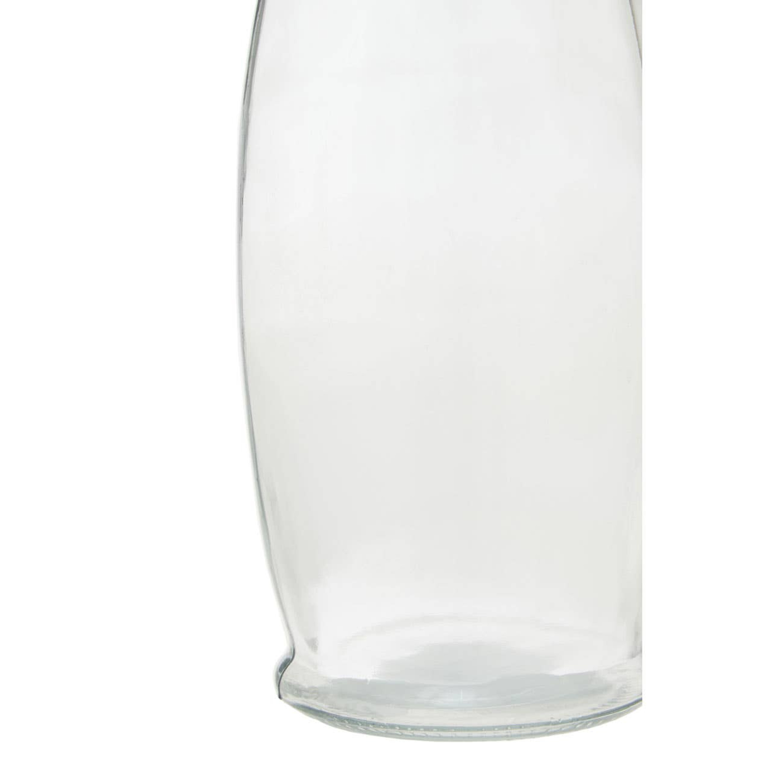 Cook Nook Dayla Clear Glass 1000ml Bottle With Metal Lid
