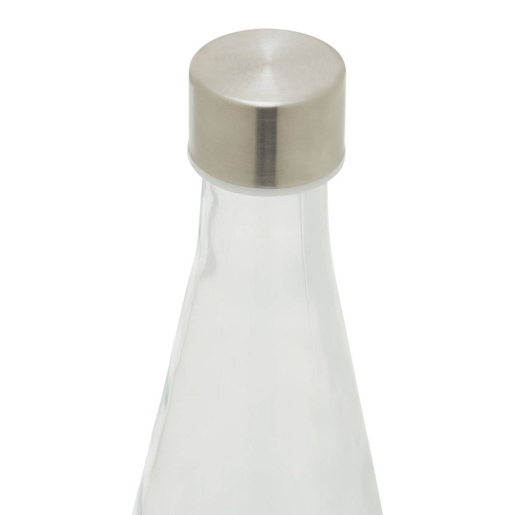 Cook Nook Dayla Clear Glass 1000ml Bottle With Metal Lid