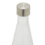 Cook Nook Dayla Clear Glass 550ml Bottle With Metal Lid