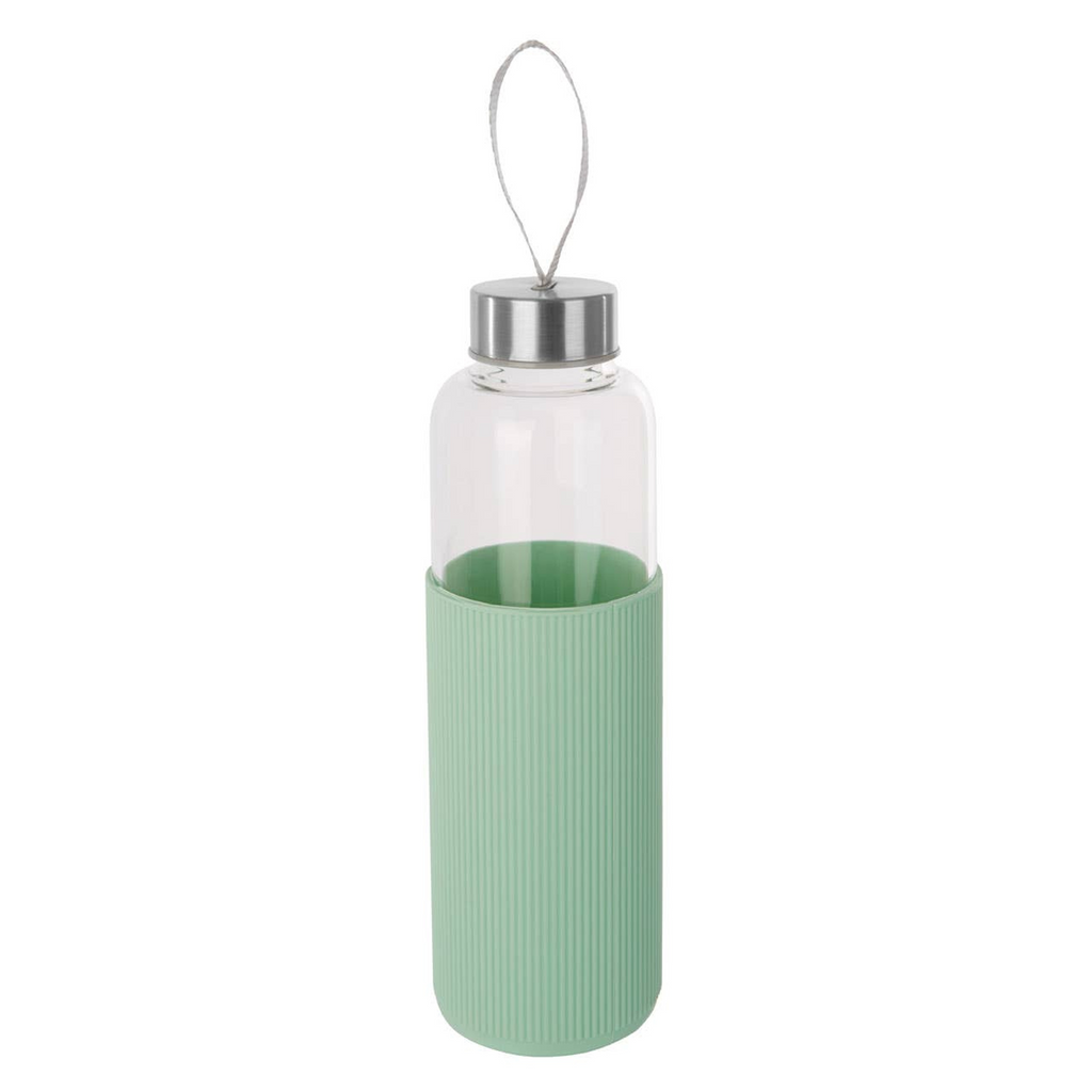 Cook Nook Mimo Glass Bottle With Mint Silicone Sleeve
