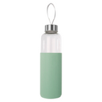 Cook Nook Mimo Glass Bottle With Mint Silicone Sleeve