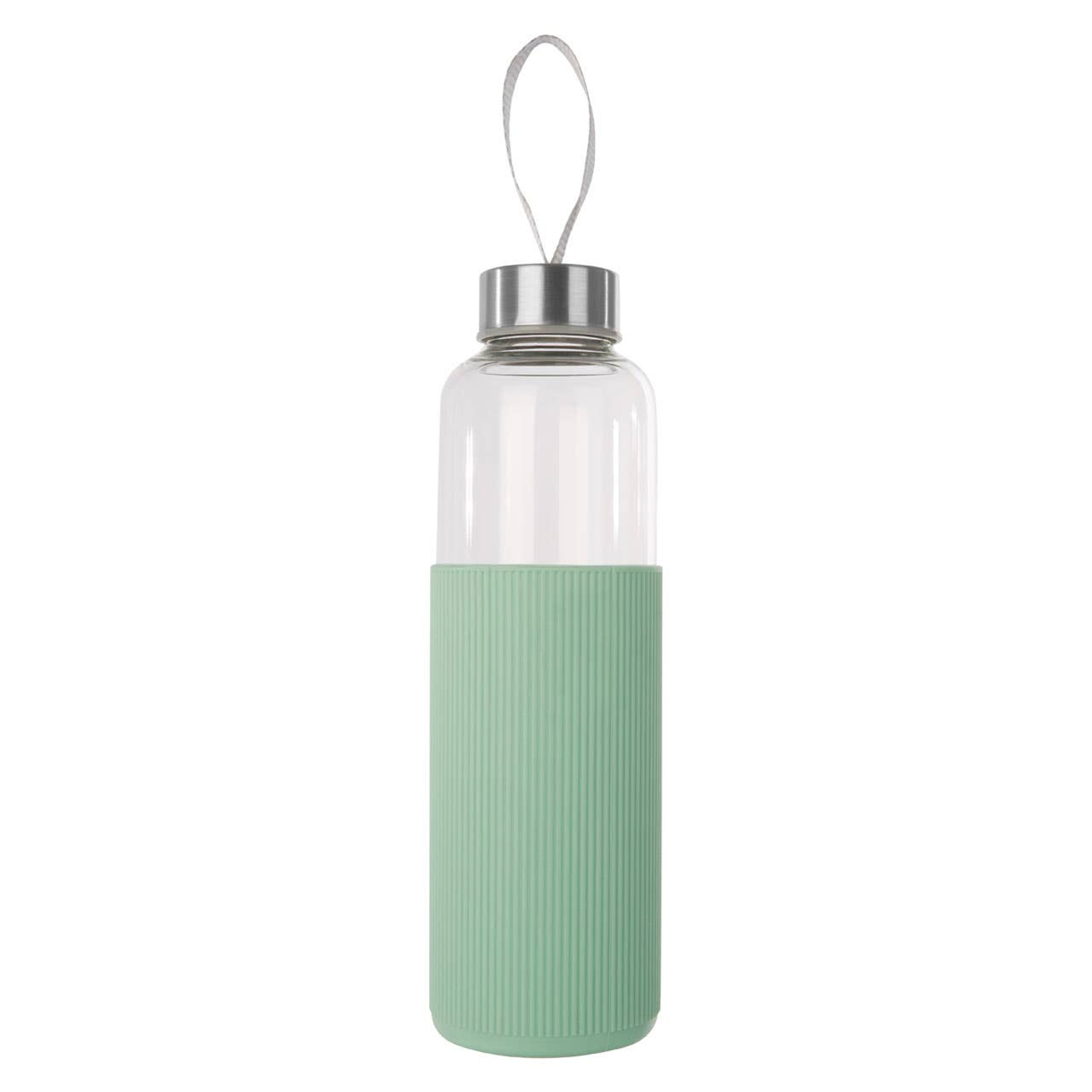 Cook Nook Mimo Glass Bottle With Mint Silicone Sleeve
