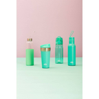 Cook Nook Mimo Glass Bottle With Mint Silicone Sleeve