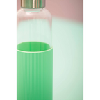 Cook Nook Mimo Glass Bottle With Mint Silicone Sleeve