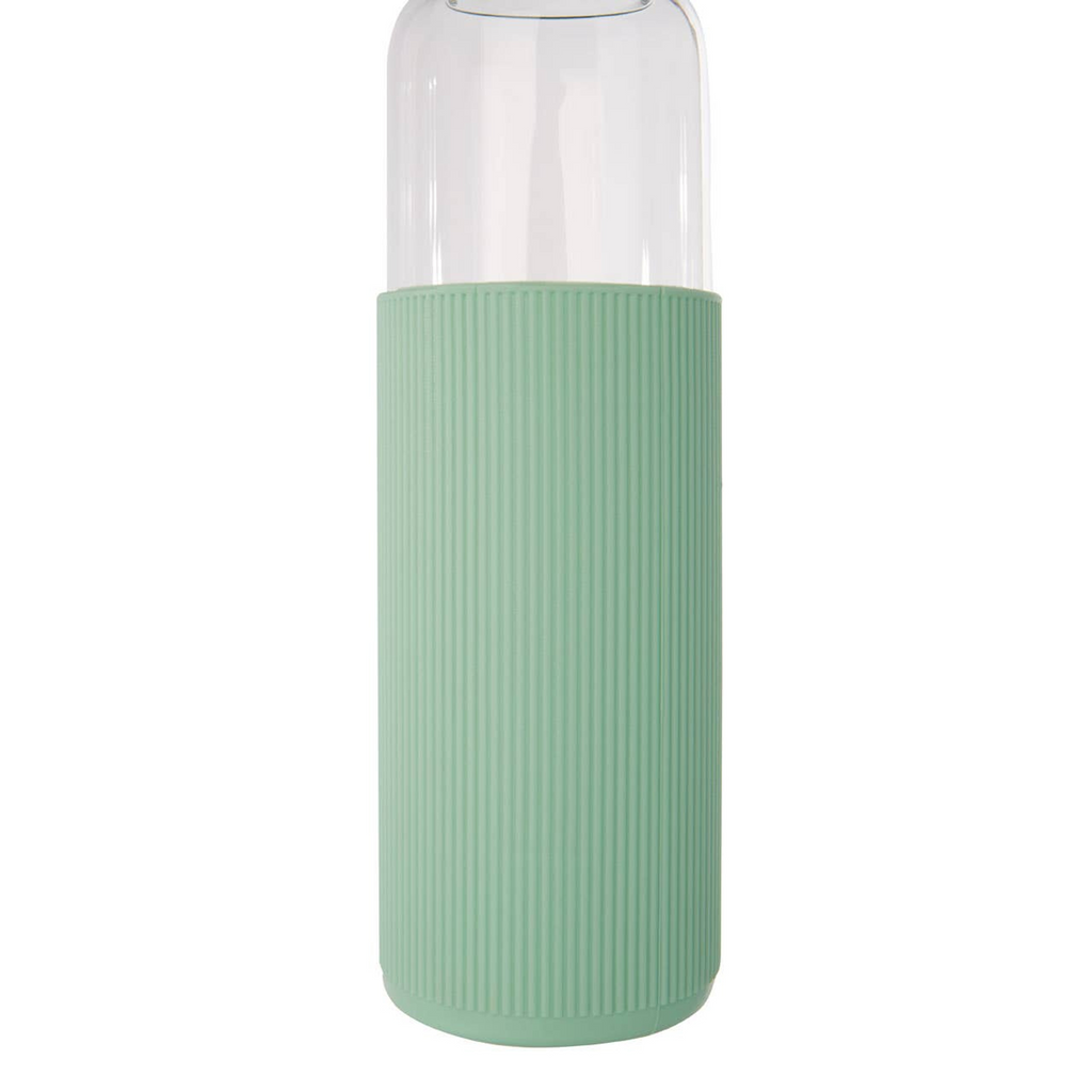 Cook Nook Mimo Glass Bottle With Mint Silicone Sleeve