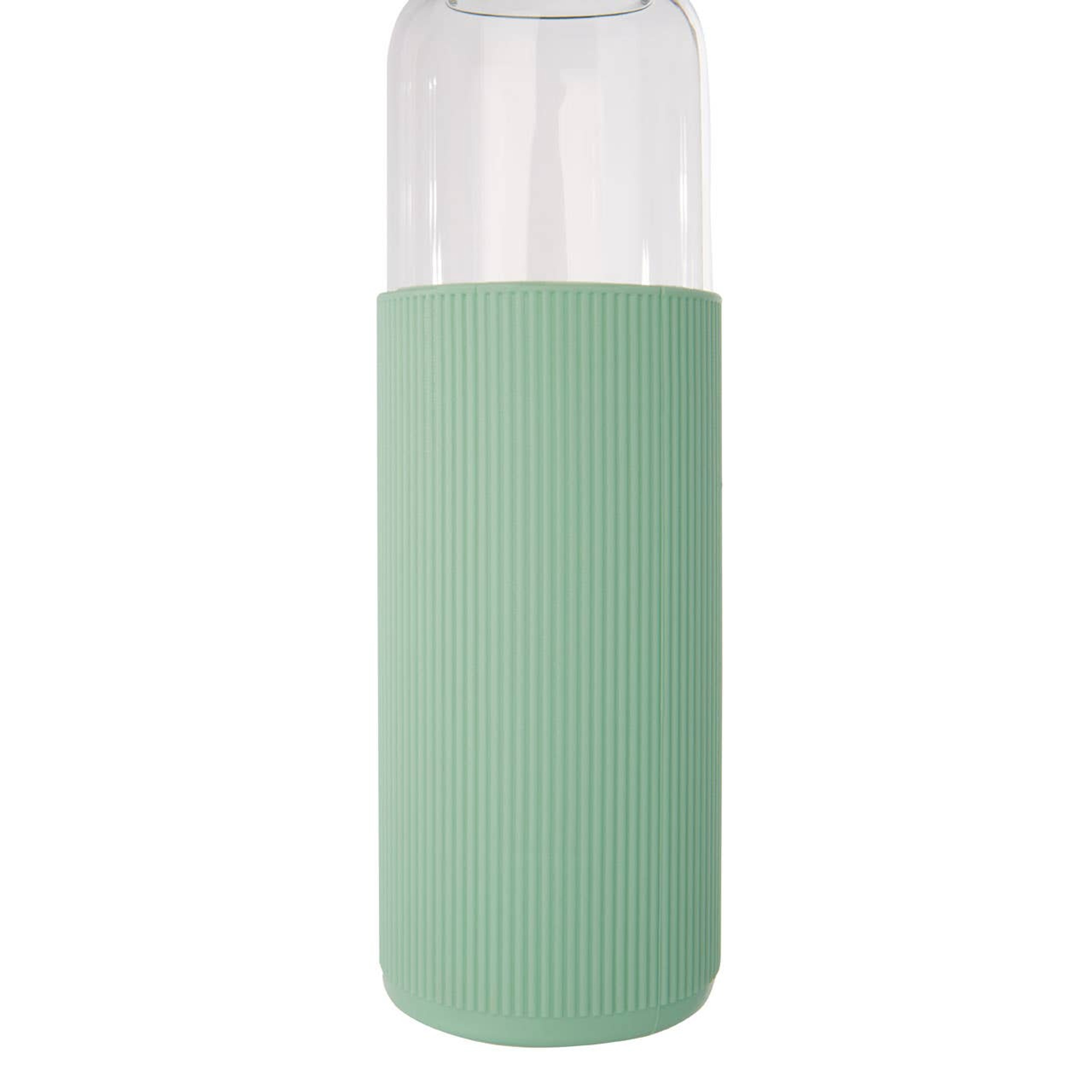 Cook Nook Mimo Glass Bottle With Mint Silicone Sleeve
