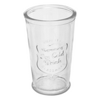 Cook Nook Dayla Embossed Glass Bottle Set With Four Glasses