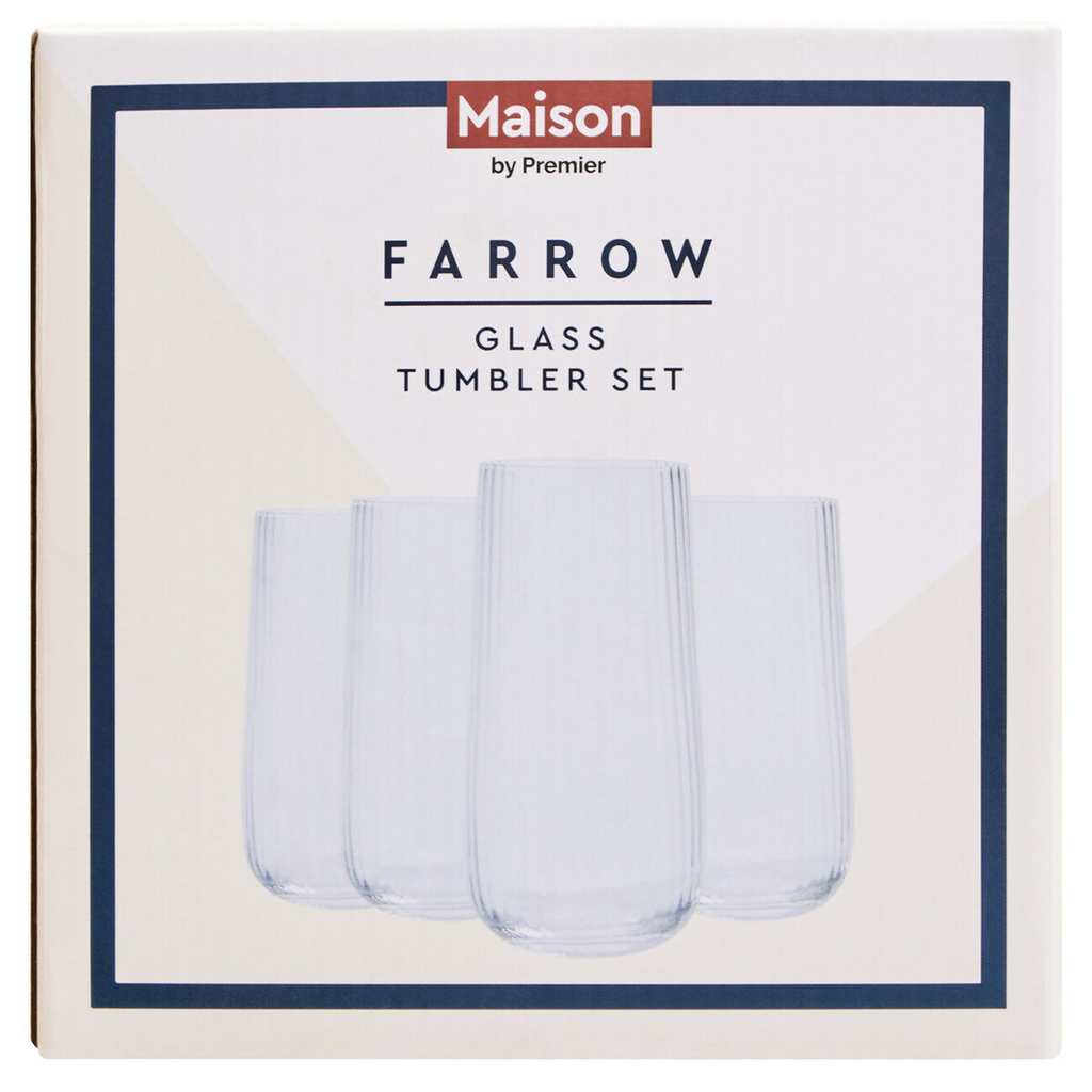 Cook Nook Lyle Set of Four Hi Ball Glasses