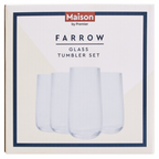 Cook Nook Lyle Set of Four Hi Ball Glasses