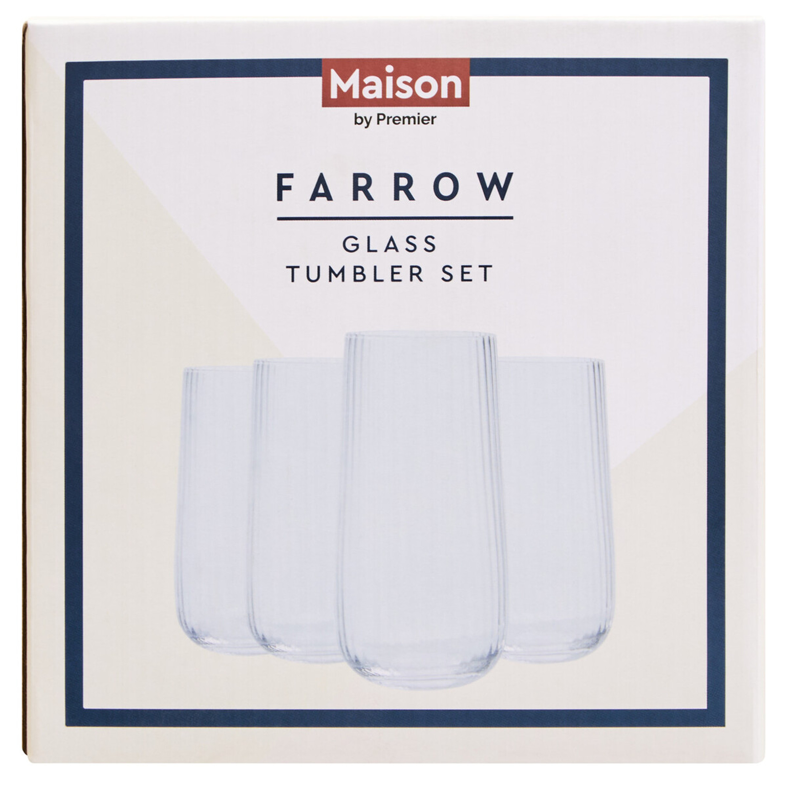 Cook Nook Lyle Set of Four Hi Ball Glasses