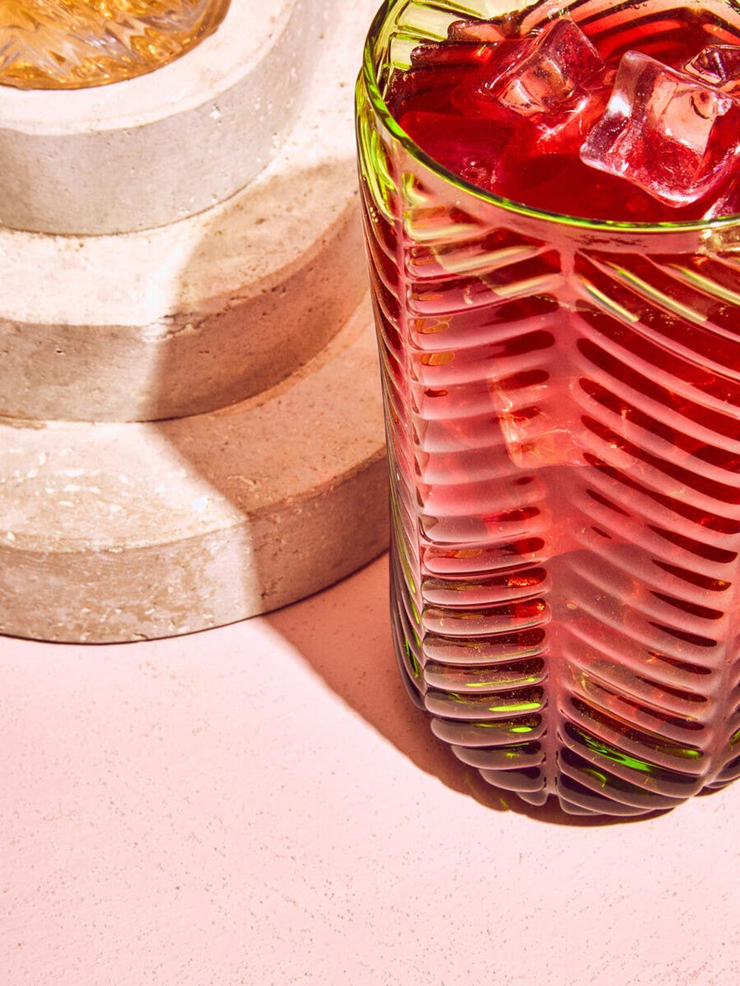 Cook Nook Fleur Set Of Four Green Highball Glasses