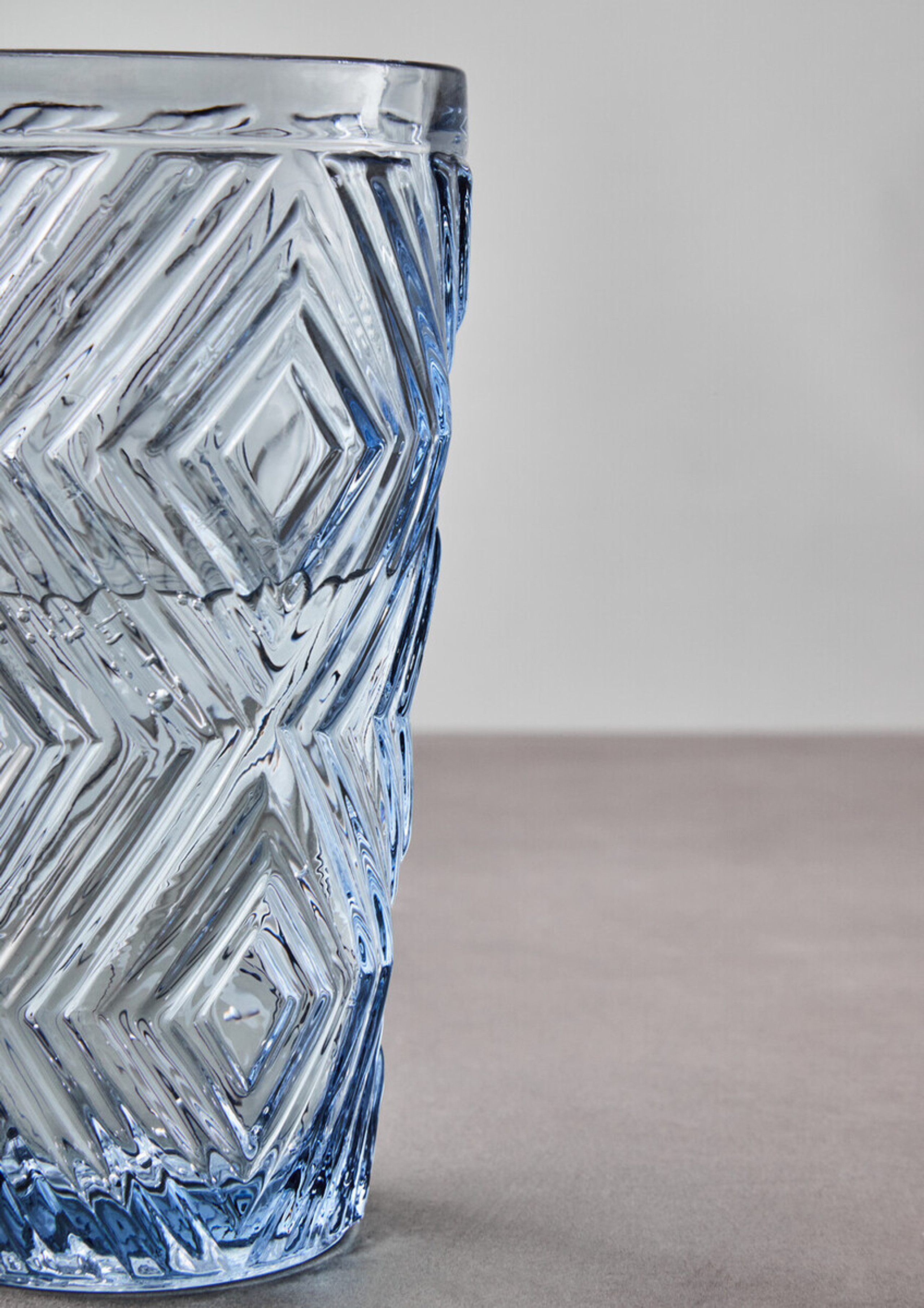 Cook Nook Fleur Set Of Four Blue Highball Glasses