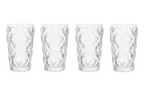 Cook Nook Fleur Set Of Four Clear Highball Glasses