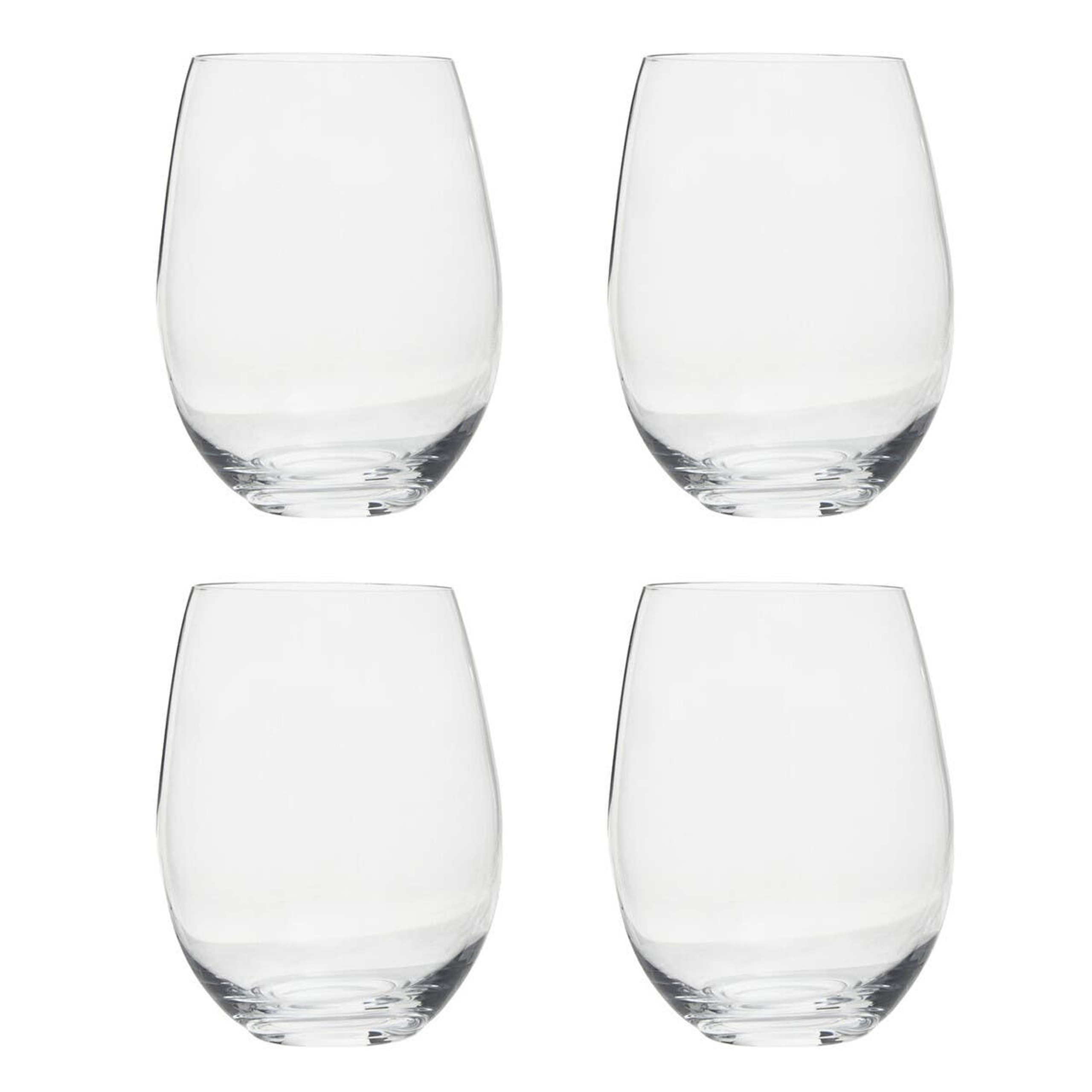 Cook Nook Ada Set Of 4 Crystal Tumblers