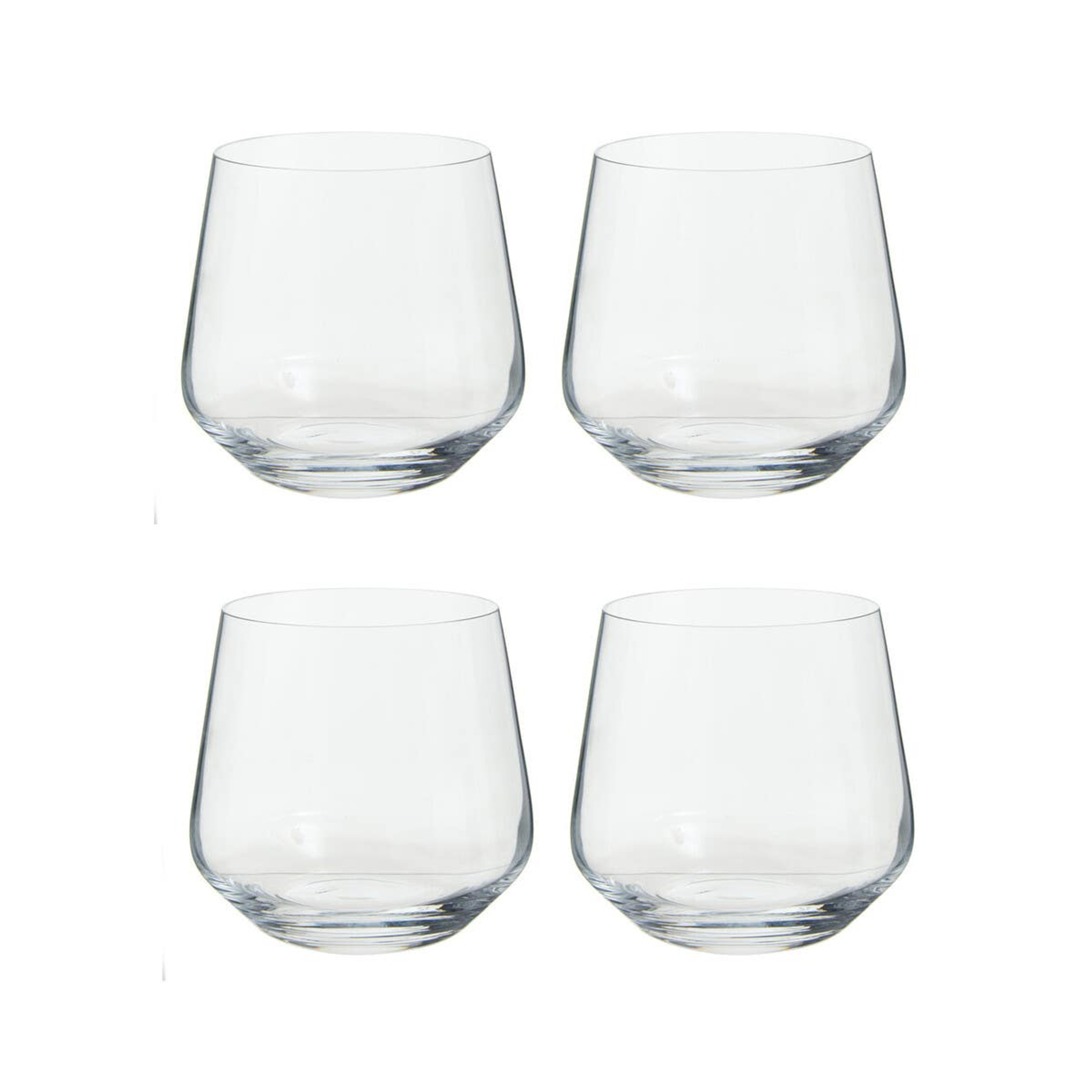 Cook Nook Ada Set of 4 large Crystal Tumblers